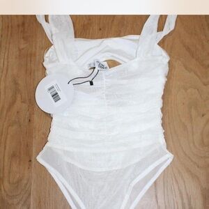 Princess Polly Ivory Long Sleeve Bodysuit